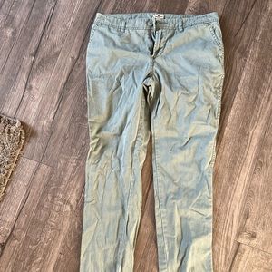 Woolrich size 6 army green khakis
